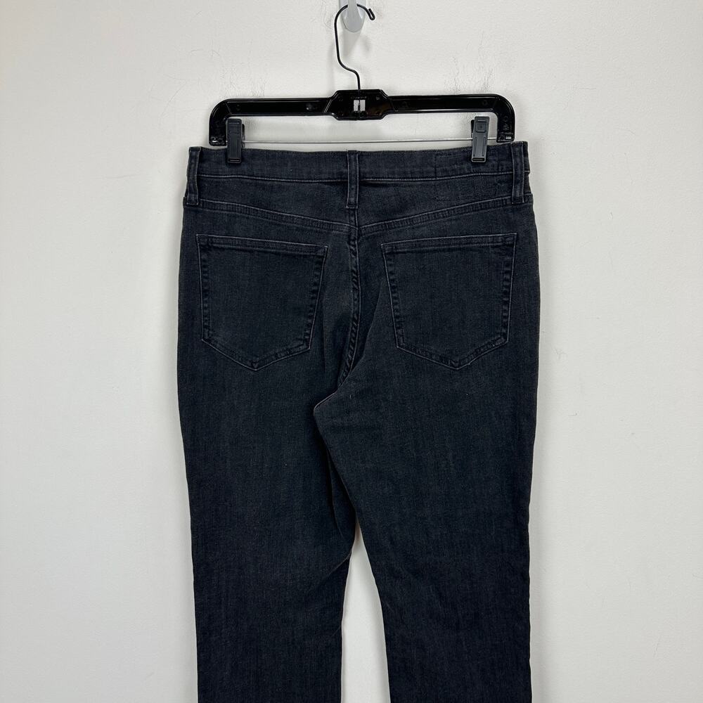 J.Crew Studded High Rise Straight Jean 1996 Semi Stretch Washed Black US 29 MWT - Picture 10 of 13